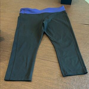 Under Armour Black and Blue Leggings